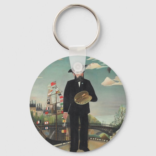 Porte-clés Myself Portrait Paysage 1890, Henri Rousseau (Recto)