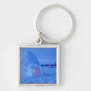 Porte-clés NA, Canada, Manitoba, Churchill. Igloo arctique