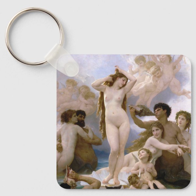 Porte-clés Naissance de Vénus par William-Adolphe Bouguereau (Recto)