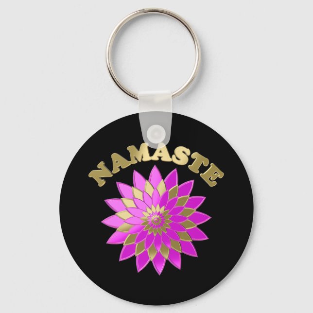 Porte-clés Namaste (Recto)