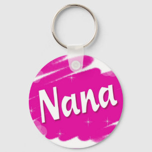Porte-clés Nana aime le rose