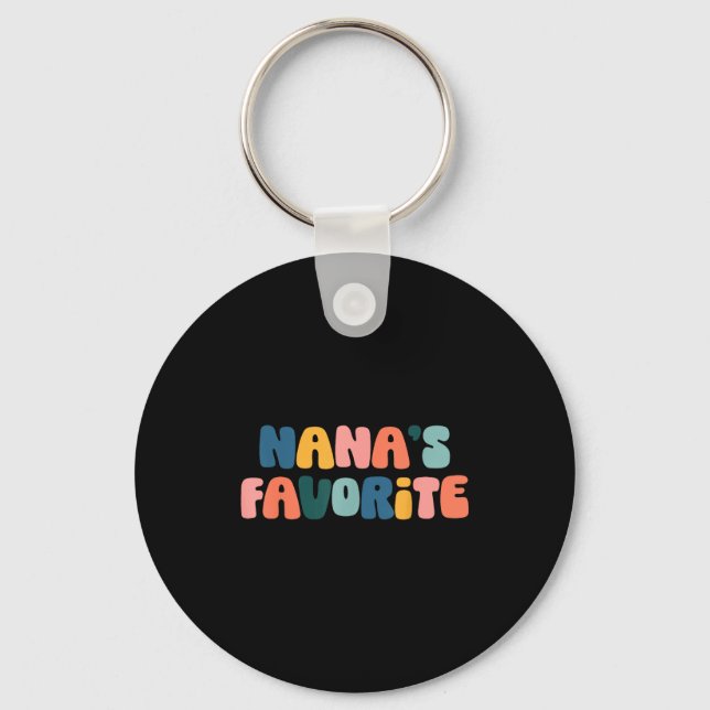 Porte-clés Nana's Favorite Family Baby Granhild Quote  (Recto)