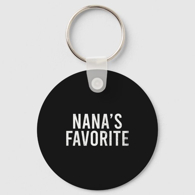 Porte-clés Nana's Favorite Family Baby Granhild Quote  (Recto)