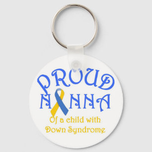Porte-clés Nanna fier d'un enfant de syndrome de Down