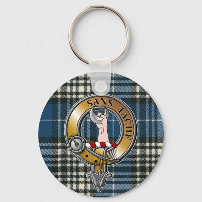 Porte-clés Napier Tartan & Badge (Recto)