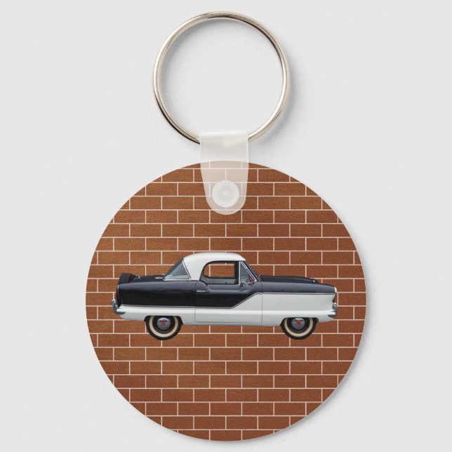 Porte-clés Nash noir et blanc Metropolitan (Recto)