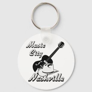 Porte-clés Nashville. Ville de musique