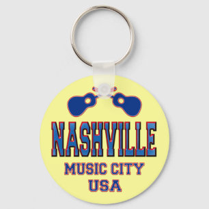 Porte-clés Nashville, ville Etats-Unis de musique