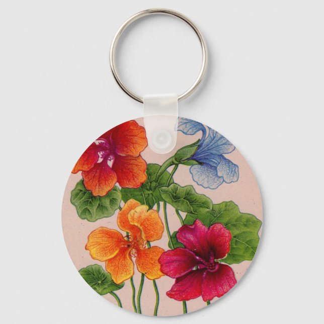 Porte-clés nasturtium (Recto)