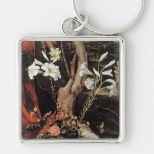 PORTE-CLÉS NATIVITY WITH WHITE LILLES - MAGIC OF CHRISTMAS