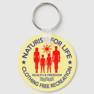 Porte-clés Naturiste - Le Naturisme Pour La Vie