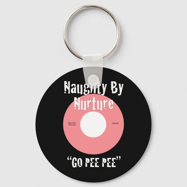 Porte-clés Naughty By Nurture Pink (Recto)