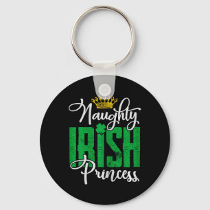 Porte-clés Naughty Irish Princess St Patrick's Day Irlande