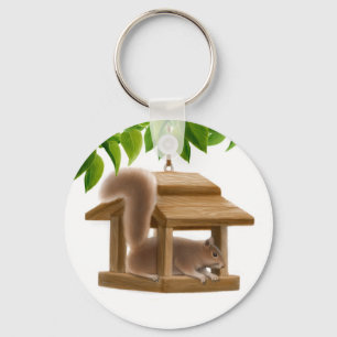 Porte-clés Naughty Oiseau nourricier Porte - clé d'écureuil