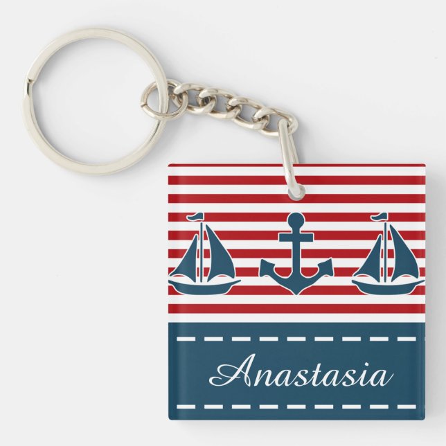 Porte-clés Nautical design (Devant)