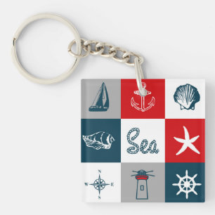 Porte-clés Nautical themed design