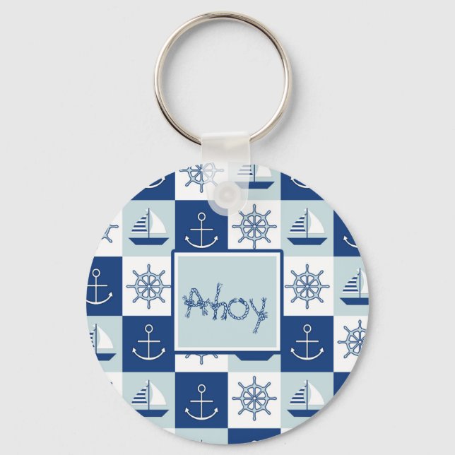 Porte-clés Nautique personnalisée (Recto)