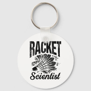 Porte-clés Navette Badminton Coach Racket