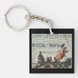 Porte-clés Navire à voile clipper Witch of the wave