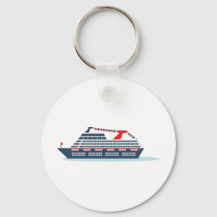 Porte-clés Navire de croisière océanique