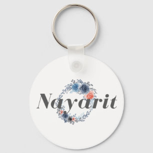 Porte-clés Nayarit Mexique Destination de Voyage Demoiselle d