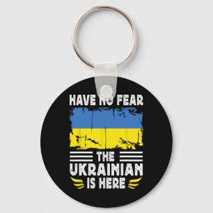 Porte-clés N'ayez Pas Peur L'ukrainien Est Là Drapeau Ukraini
