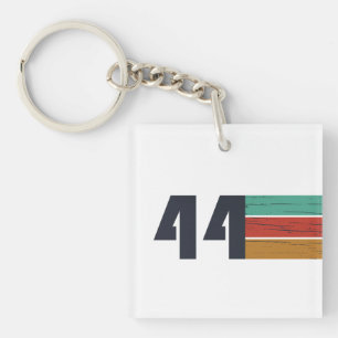 Porte-clés né en 1944 80ème anniversaire vintage