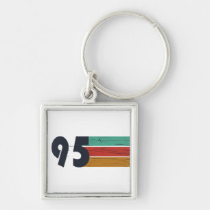 Porte-clés Né en 1995 vintage 30e anniversaire cadeau