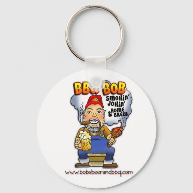 Porte-clés Ne perdez pas vos clés ! Bob le barbecue est là ! (Recto)