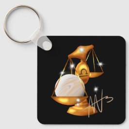 Porte-clés Nebula Libra Venus Zodiac Metal