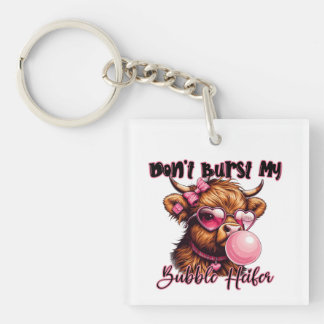 Porte-clés N'éclatez pas mon Porte - clé bulle
