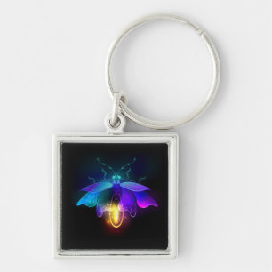 Porte-clés Neon Firefly sur noir