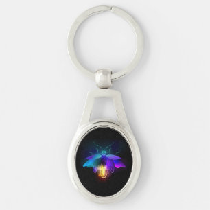 Porte-clés Neon Firefly sur noir