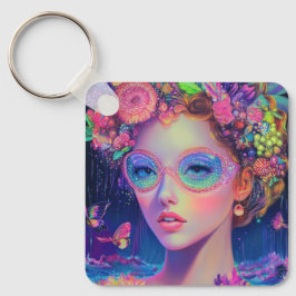 Porte-clés Neon Garden Goddess