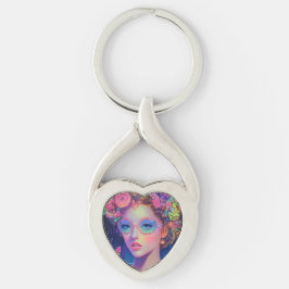 Porte-clés Neon Garden Goddess