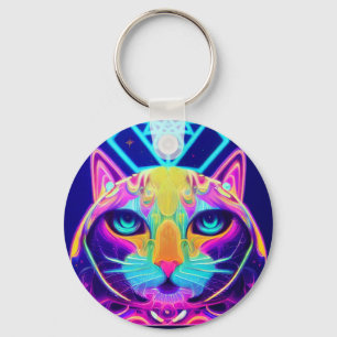 PORTE-CLÉS NEON KITTTYYY !