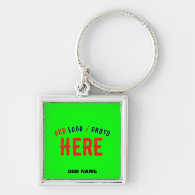 PORTE-CLÉS NEON VERT MODERNE ET ÉLÉGANT MARQUE VÉRIFIÉE (Devant)