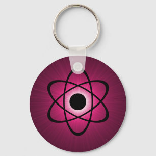 Porte-clés Nerdy Porte - clé atomique, rose