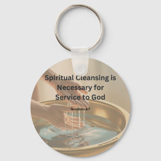 Porte-clés Nettoyé spirituellement pour le service de Dieu