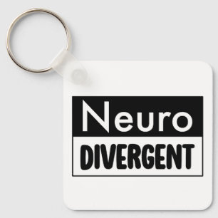 Porte-clés Neurodivergent   Sensibilisation à la diversité ne