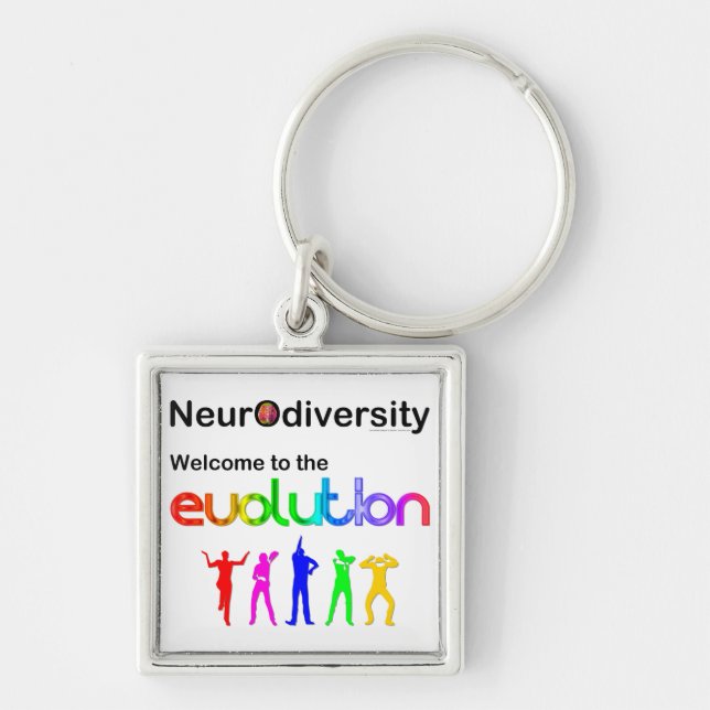 Porte-clés Neurodiversity Welcome (Devant)