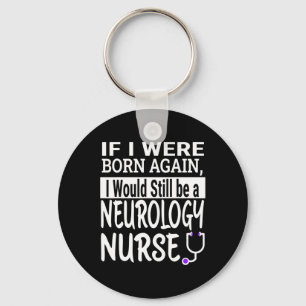 Porte-clés Neurologie Infirmière Funny Infirmière école &amp;