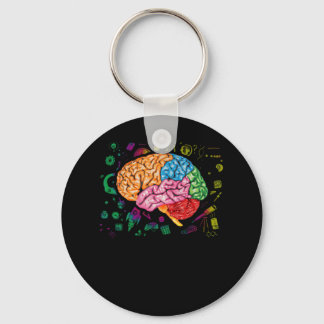 Porte-clés Neurologue En Neuroscience Du Cerveau