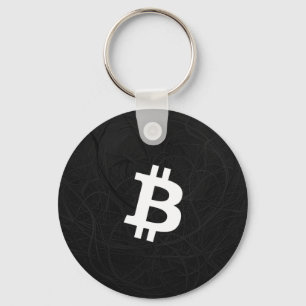 Porte-clés Neurone Bitcoin Noir
