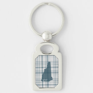 Porte-clés New Hampshire State Plaid Keychain