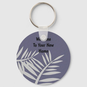 Porte-clés New Home Buyer Leaf Silhouette Realtor