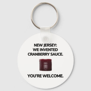 Porte-clés New Jersey : Nous avons inventé la sauce aux canne