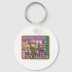 Porte-clés New Orleans Mardi Gras