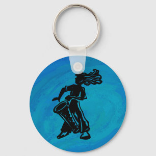 Porte-clés New York Boogie Nights Tambour Bleu
