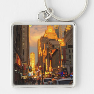 Porte-clés New York City Sunset Midtown Theatre District NYC